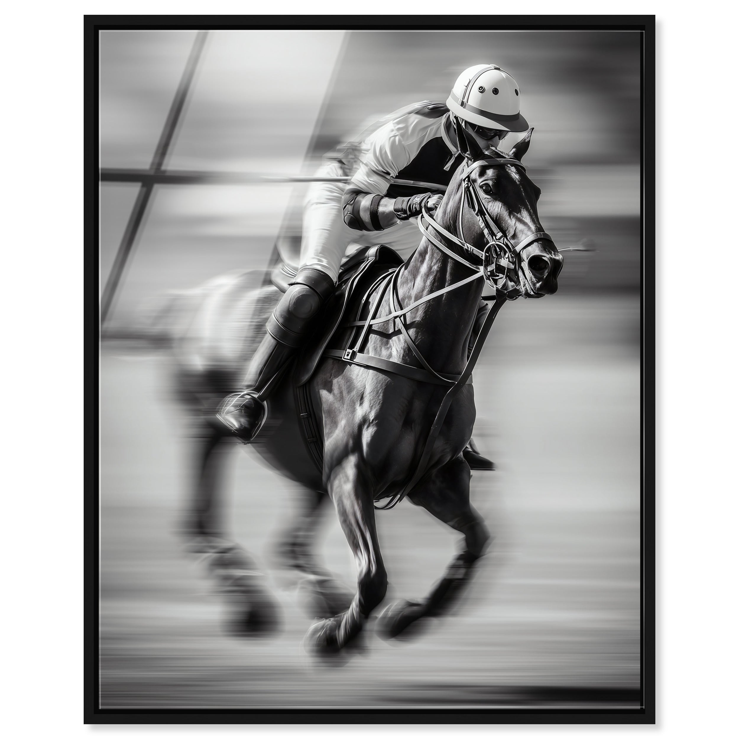 Streaking Steed BW