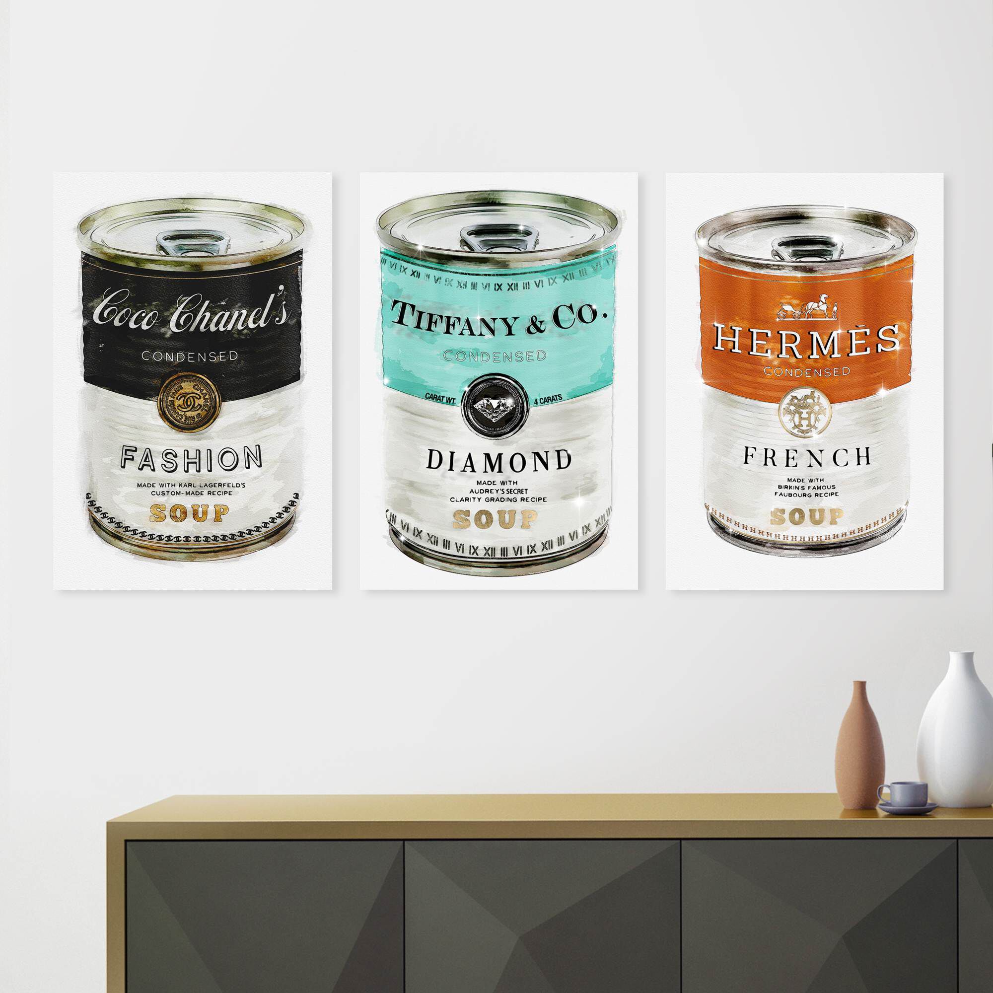 Luxury Soup Can Set Main image