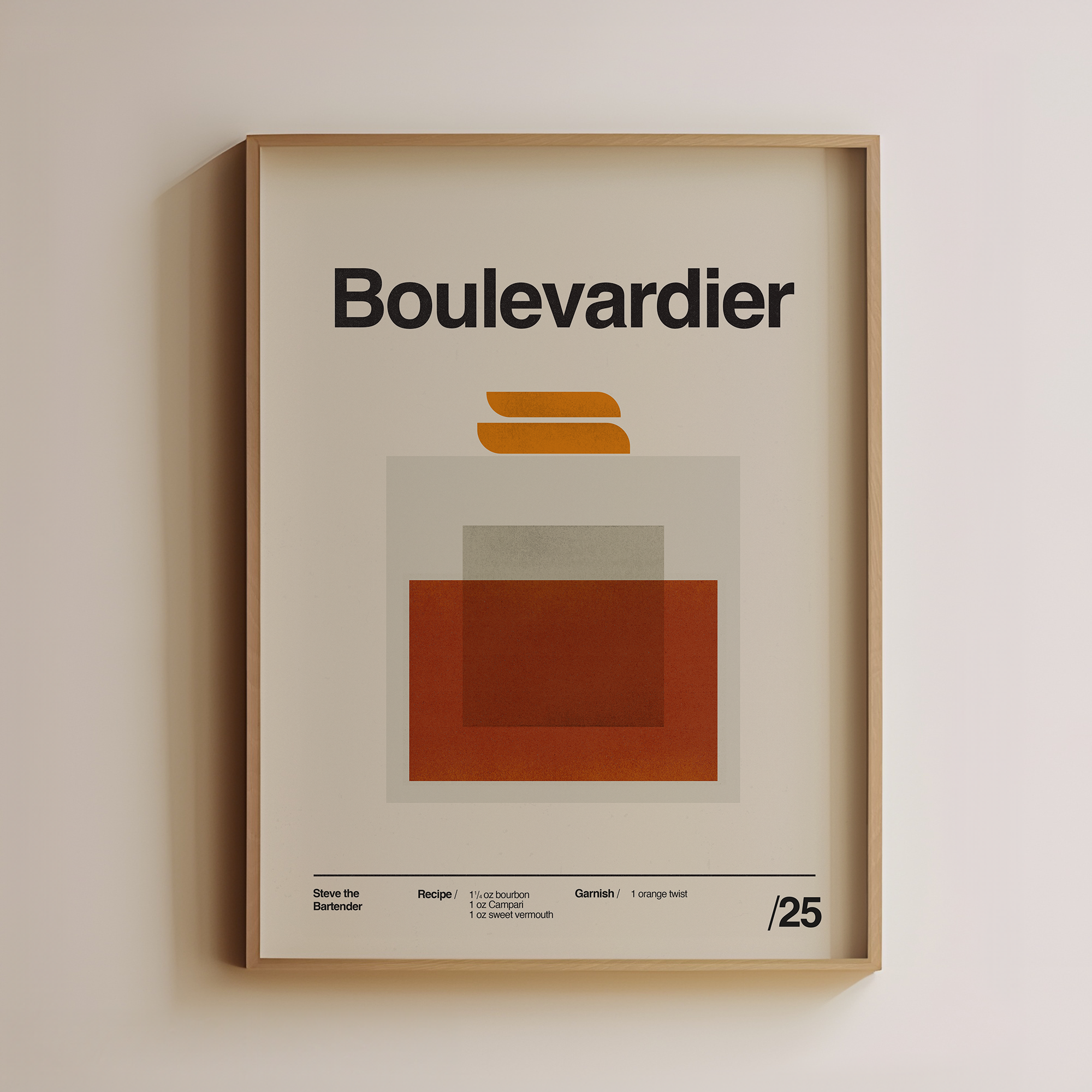 Boulevardier - Steve the Bartender Cocktail