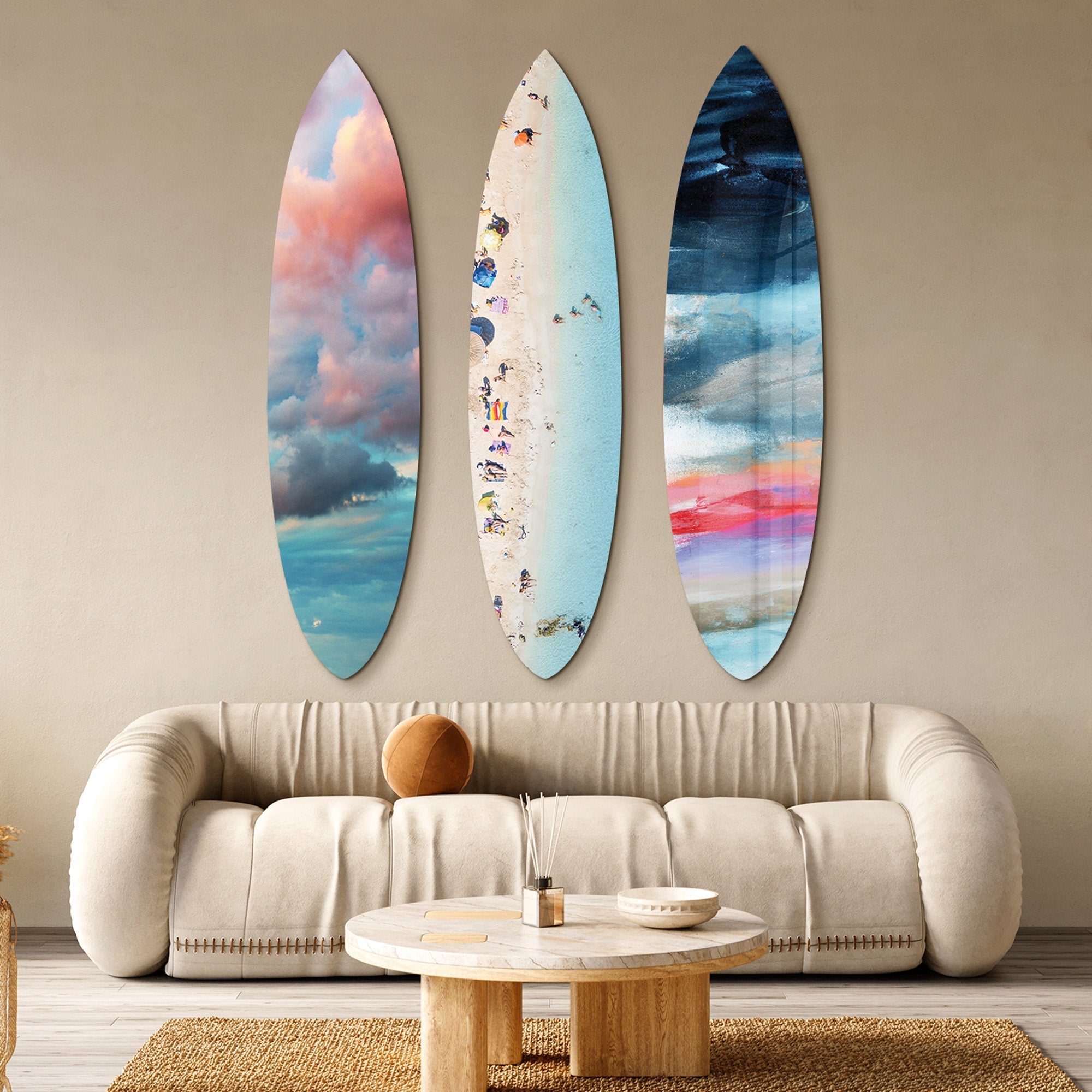 Cotton Candy Coast | Surfboard Gallery Wall Main image