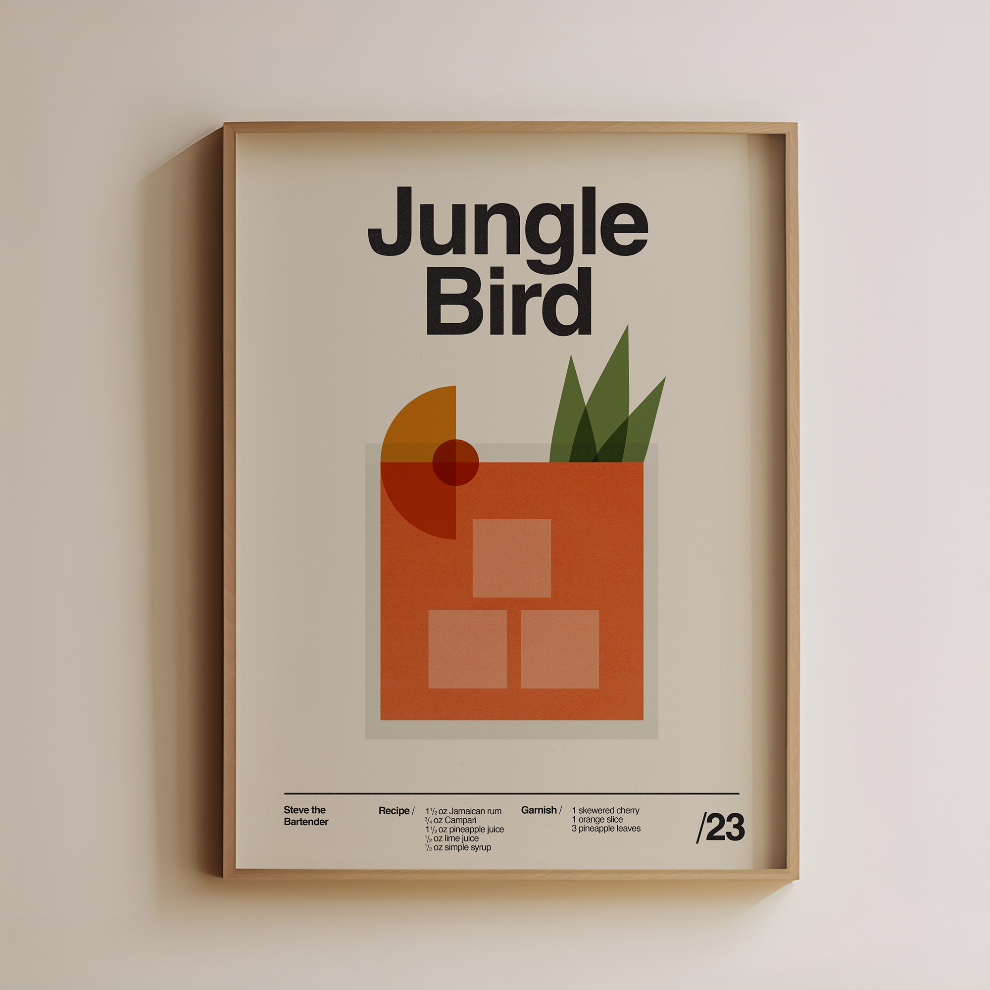 Jungle Bird - Steve the Bartender Cocktail Main image