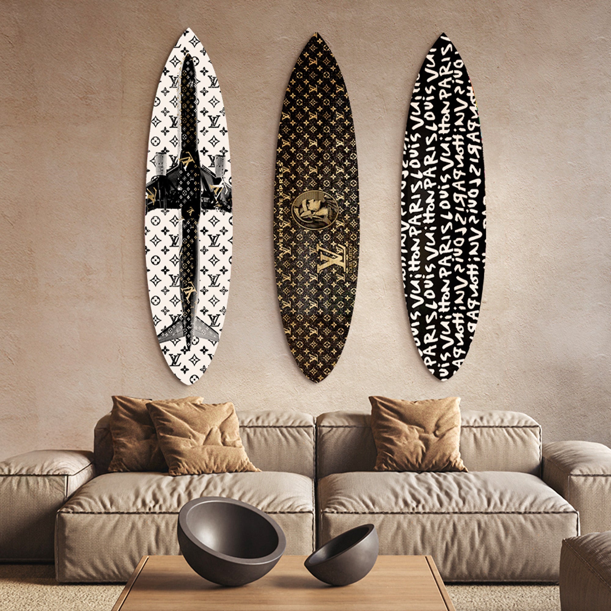 Monogram Muse | Surfboard Gallery Wall Main image