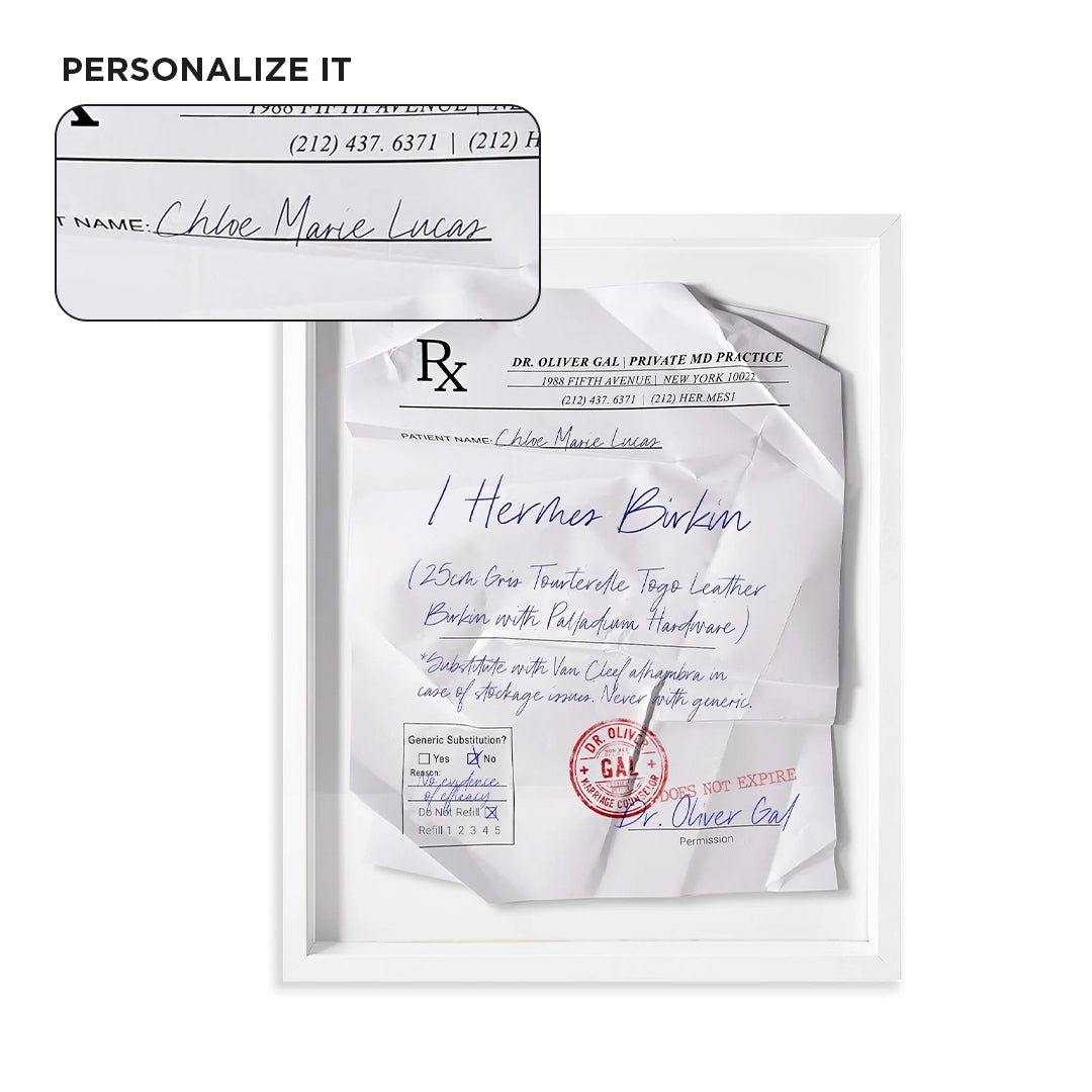 Rx-Mandatory Prescription - Personalize It