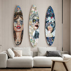 Pop Sirens | Surfboard Gallery Wall