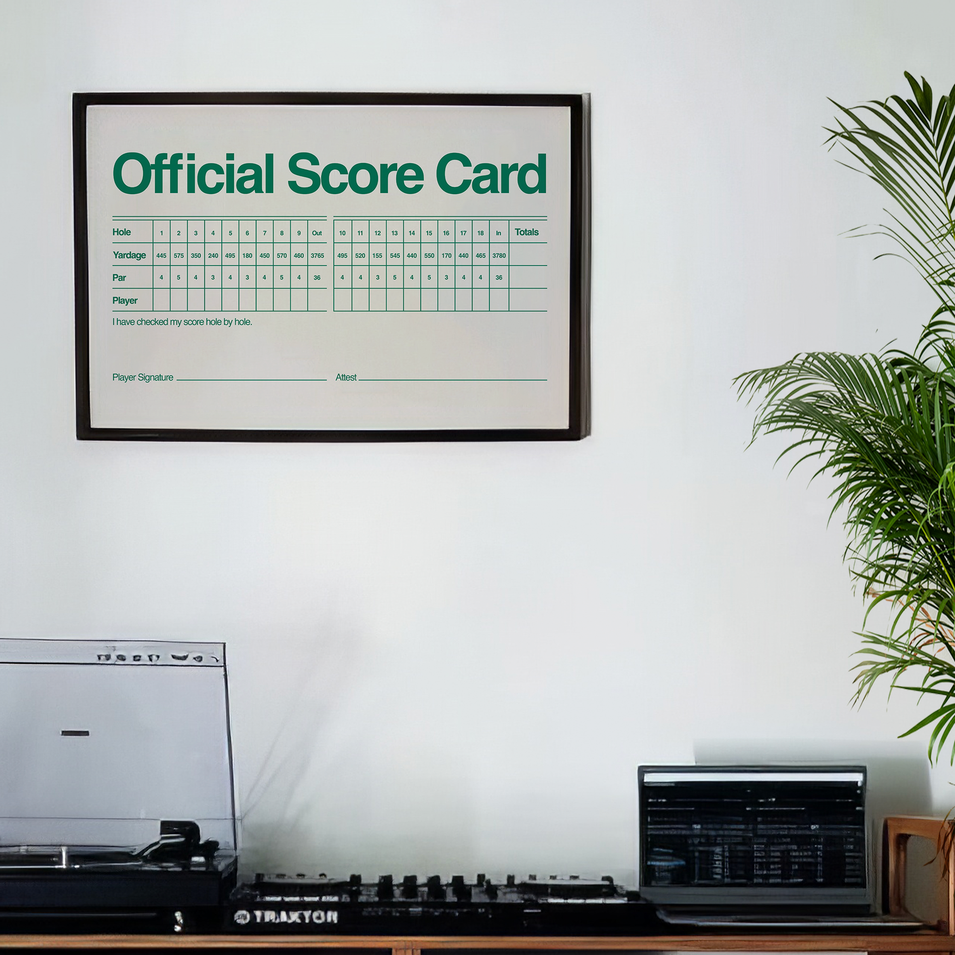 The Masters Score Card Secondary image